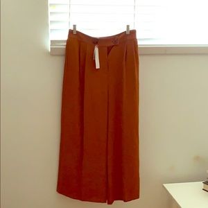 Top shop new with tags crop rust colored pants